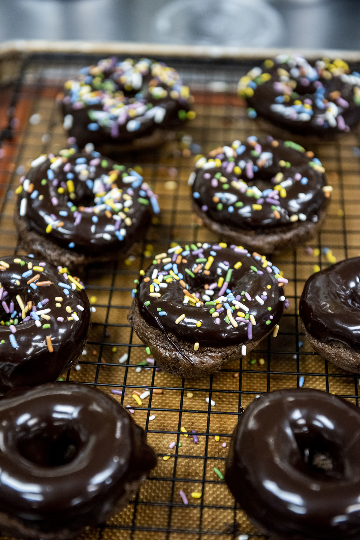 Chocolate doughnuts